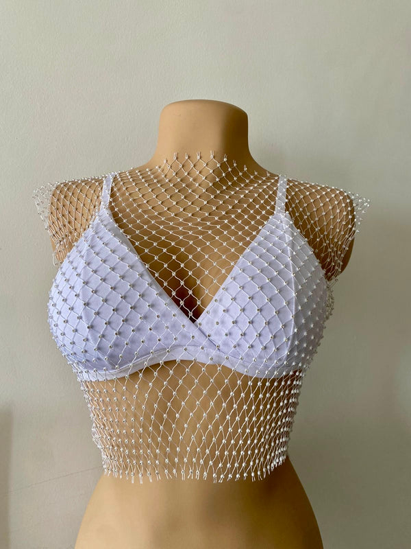 BLUSA MALLA CON BRILLOS