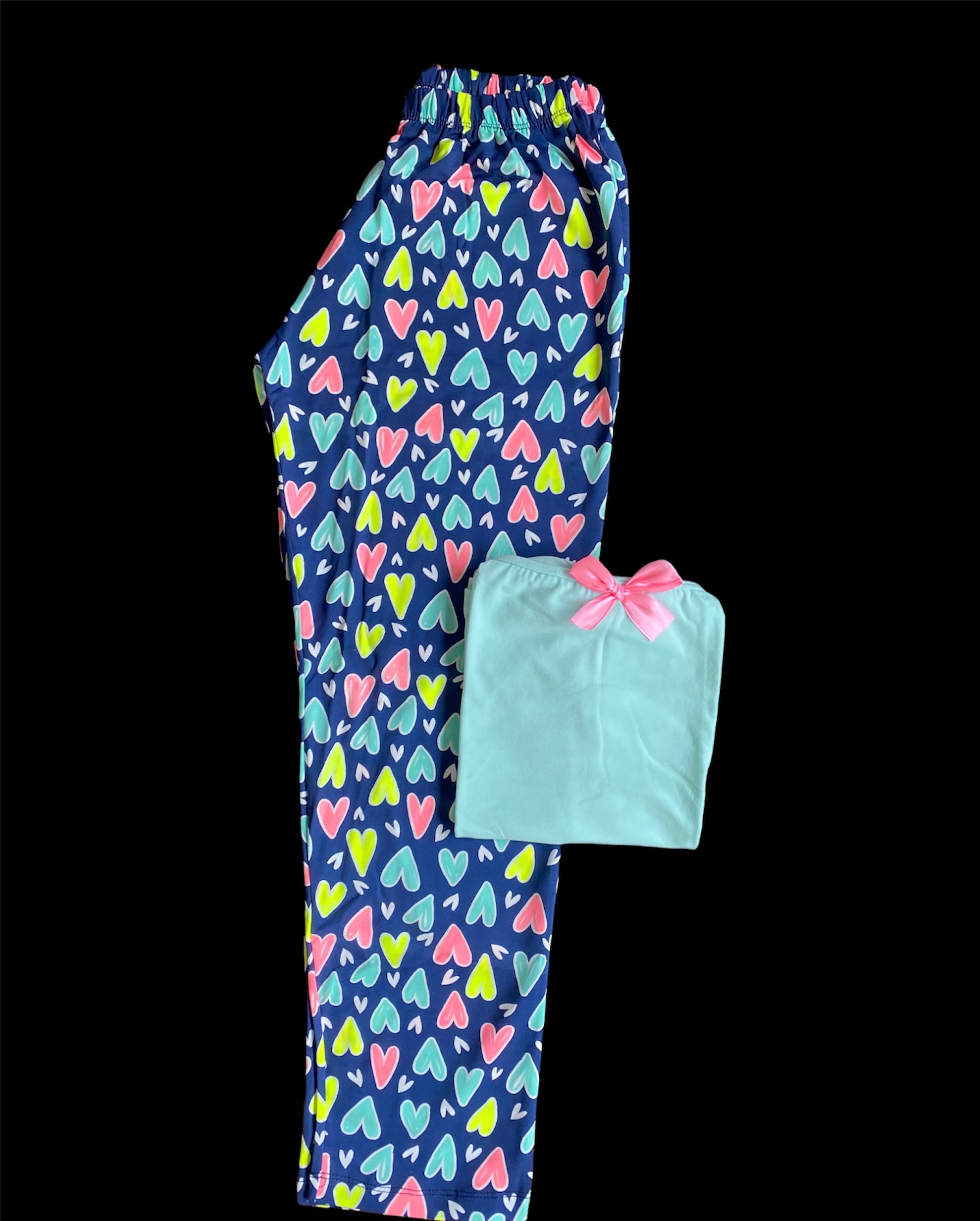 PIJAMA PANTALON CORAZONES